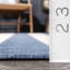 Tapis rayé bleu intérieur / extérieur Robert-48815682