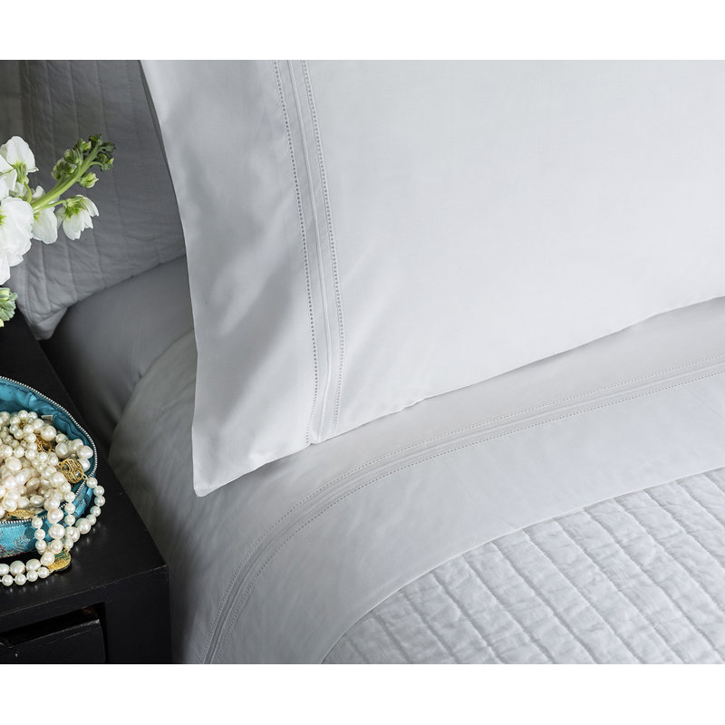 Bella Percale - Set of 2, King, White
