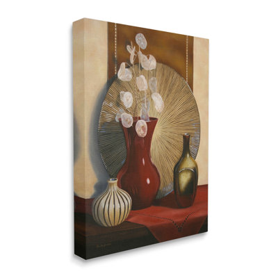 Art mural sur toile, "Ornate Floral Still Life" par Cecile Baird