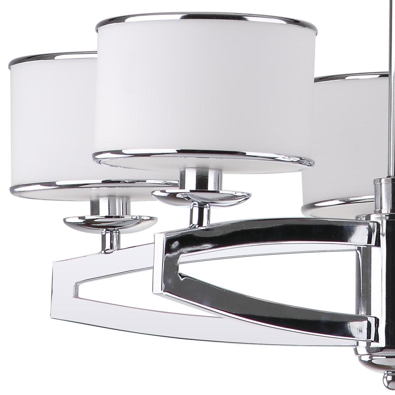 Lustre géométrique à 5 lumières Malge