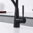 Pagani Collection High-Arc Single Handle Kitchen/Bar Faucet with 2-Function Pull-Down Rubber Spout Sprayer - Matte Black-57377738