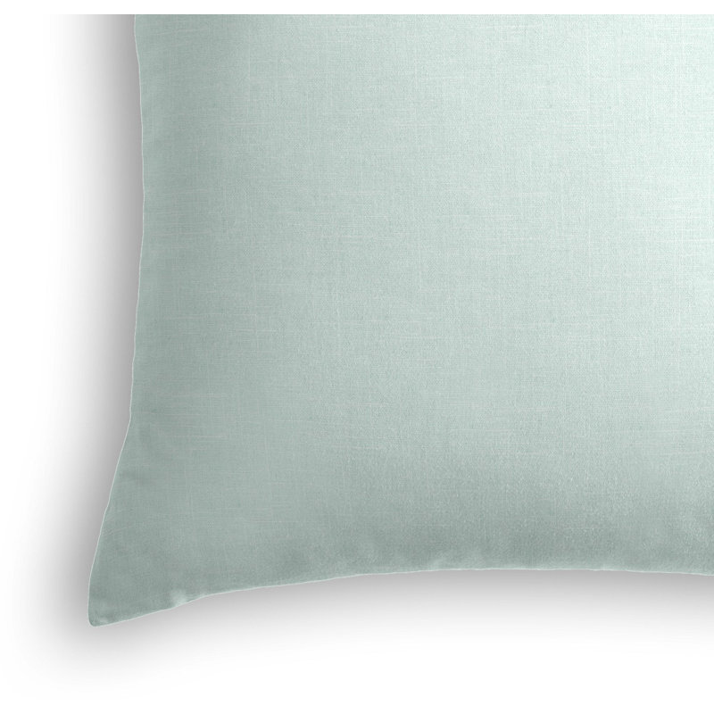 Housse de coussin carrée, 16 po x 16 po, Vert clair, Duvet