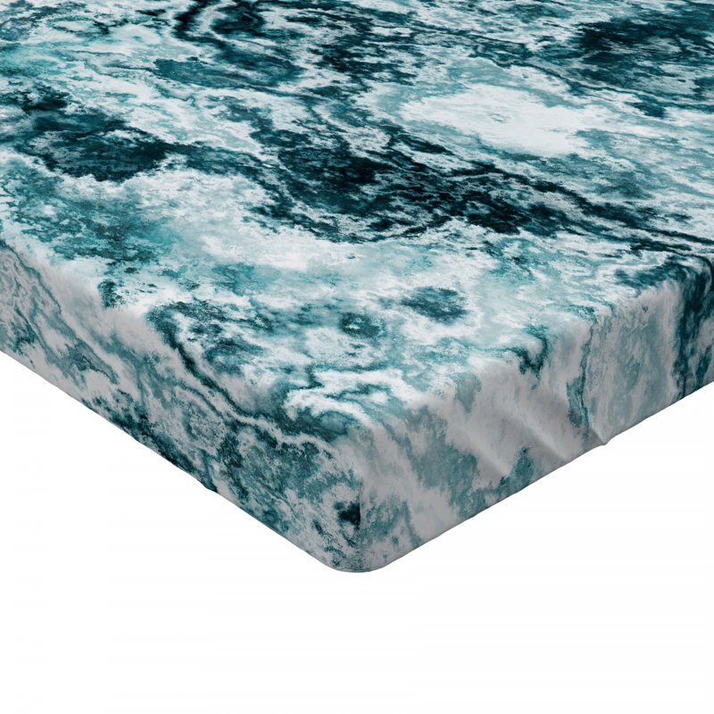 Microfiber Abstract Fitted Sheet, Twin XL Fitted Sheet