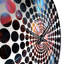 Therasia - Horloge murale abstraite fractale-2096635434