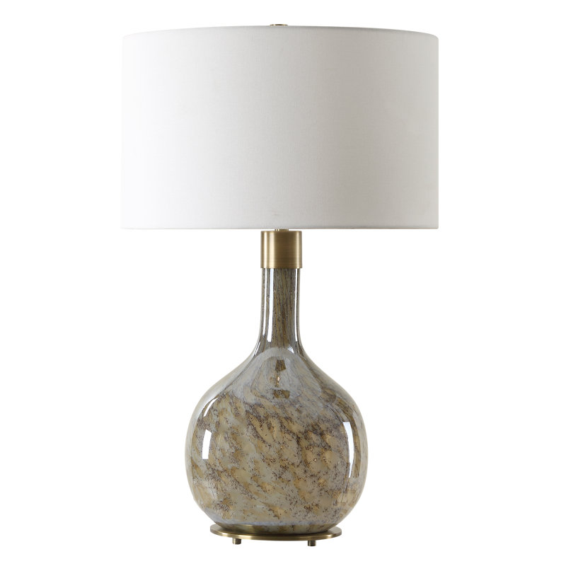 Tymeir Brown Glass Table Lamp