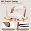 Ensemble de 2 tabourets de bar pivotants 29,2 po-258500003-258500014