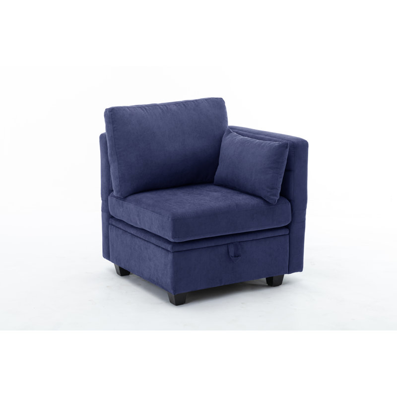 Toxi Upholstered Accent Chair, Blue Polyester