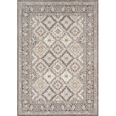 United Weavers Fardeen Amazing Grace Grey Area Rug 5'3" x 7'2"