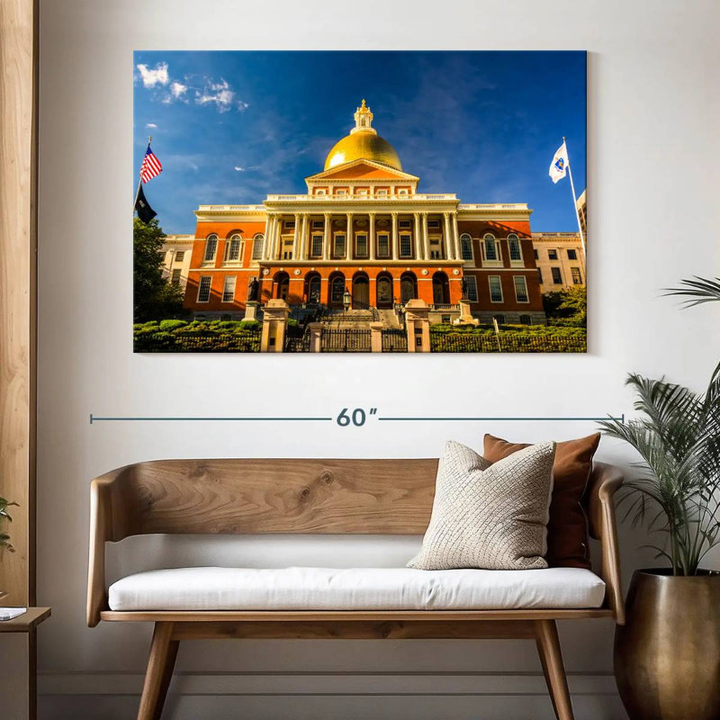 Nicci Massachusetts State House Boston, H 34 po x l 51 po