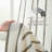 Farmhouse Striped Linen Blend Textured Light Filtering Semi Sheer Rod Pocket Back Tab Curtains-1302807046-1302807069