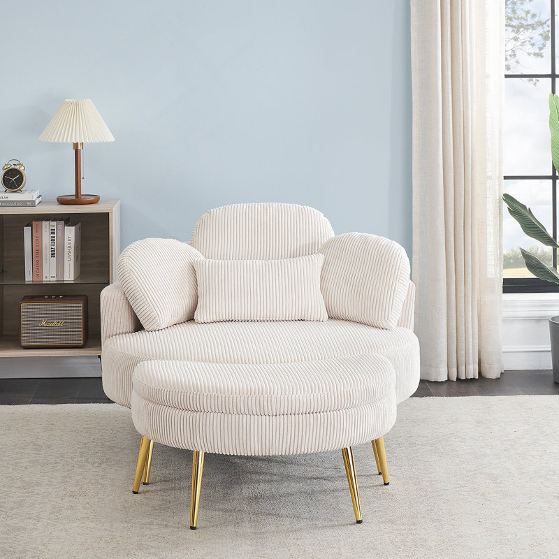 Petit canapé confortable avec table de bout pour la pause déjeuner, thé décontracté, idéal pour les petits appartements et les chambres à coucher