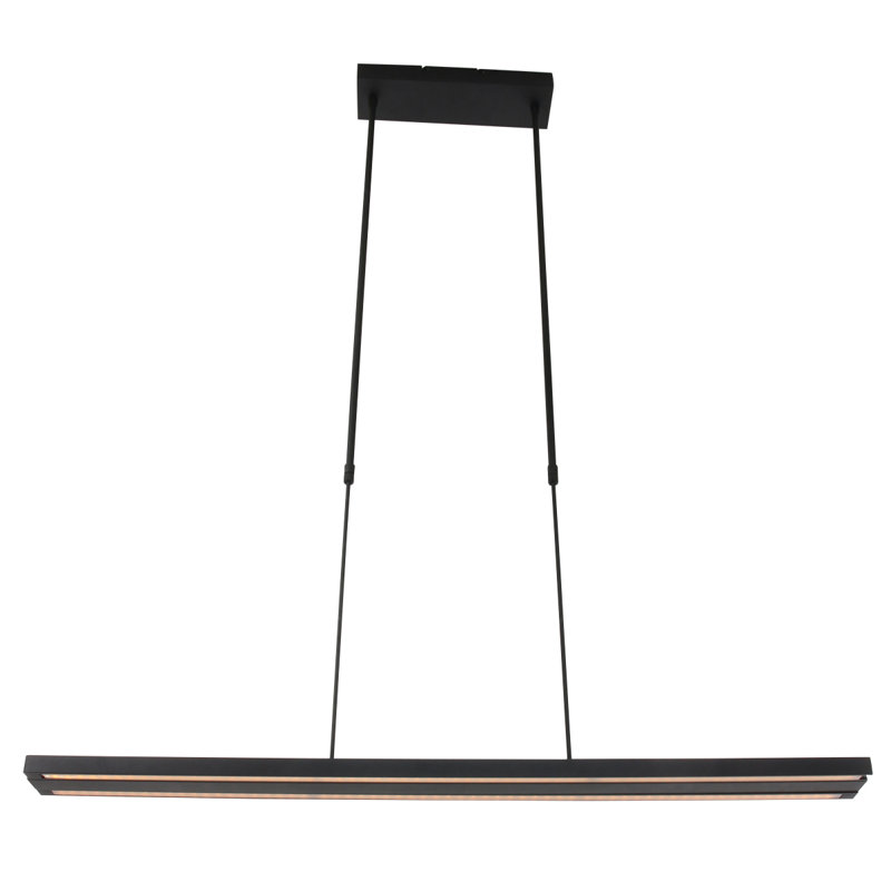 Lyndsey 4 - Light LED Kitchen Island Pendant, Black