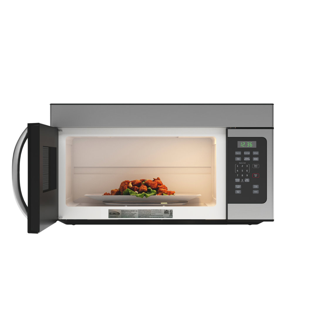 1.6 cu. ft. Over the Range Stainless Steel Microwave, KM-MOT-1SS. KoolMore