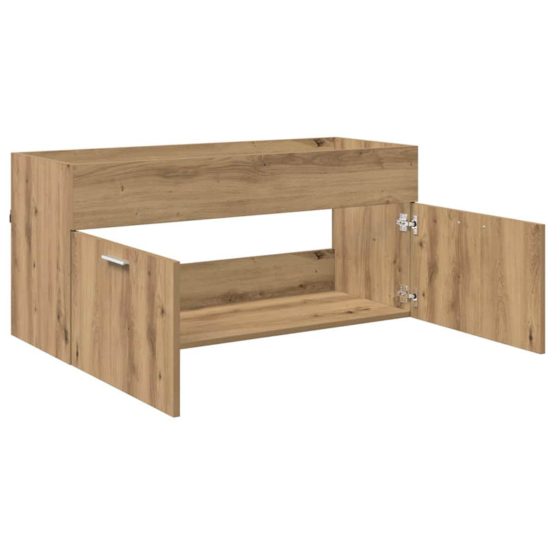 100cm Bathroom Vanity Base Only, Artisan Oak