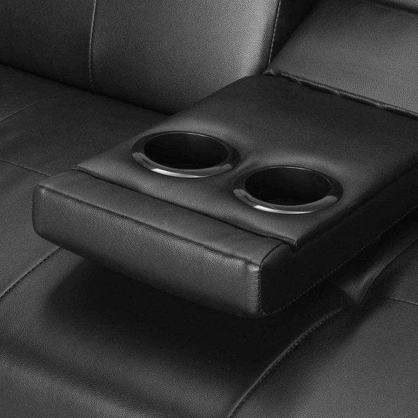 Latitude Run® Janni 66'' Wide Faux Leather Cushion Back Convertible ...
