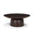 Sadira Large Mid-Dark Brown Solid Wood Round Riser-1021159904