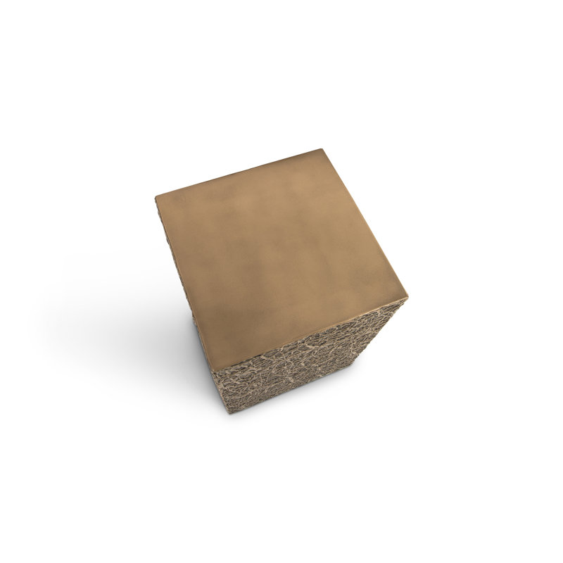String Theory Pedestal, 20" H x 14" W x 14" D, Bronze