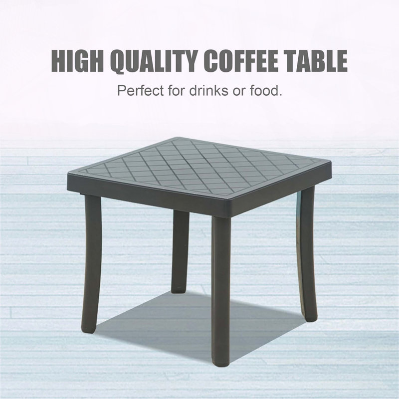 Aluminum Chaise Lounge with Side Table, Wheels, and 5-Position Back
