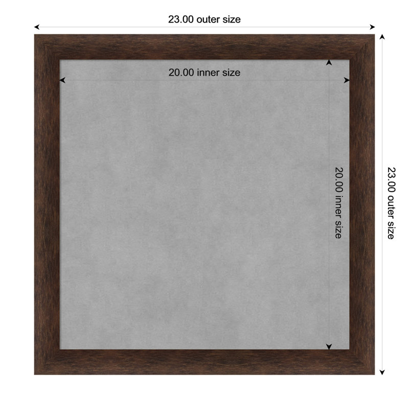 Tableau magnétique magnétique en métal, H 23 po x l 23 po