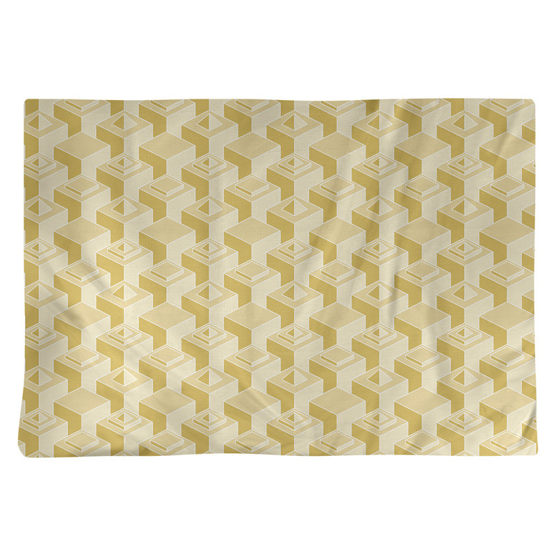 Napperon classique en coton 18 po Skyscraper, Jaune, polyester