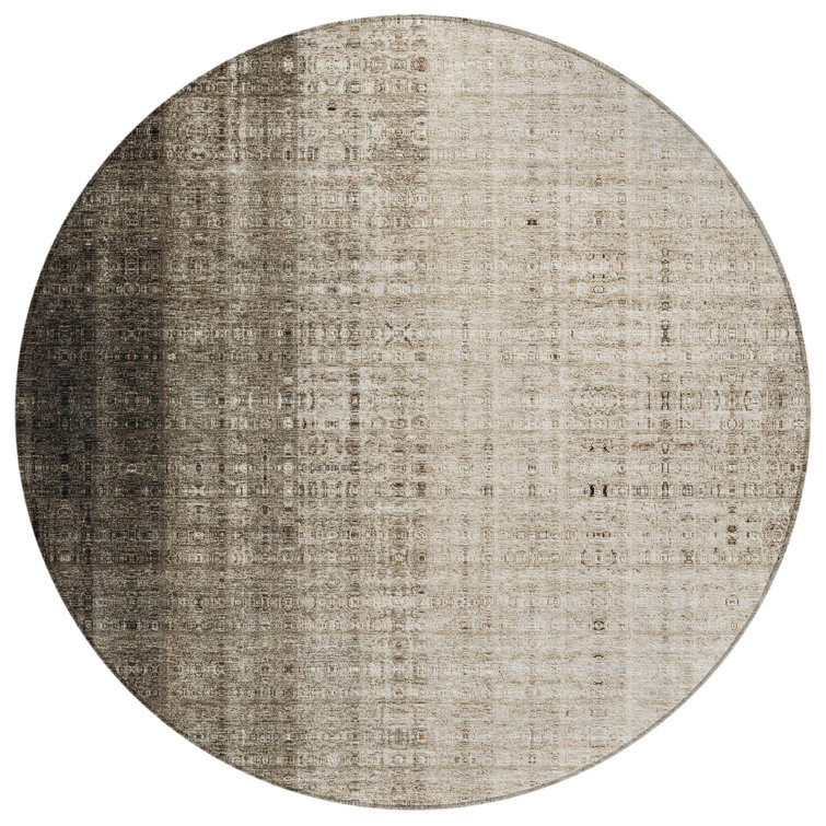 Machine Washable Indoor/Outdoor Kaczor ACN2240 Stripes Rug