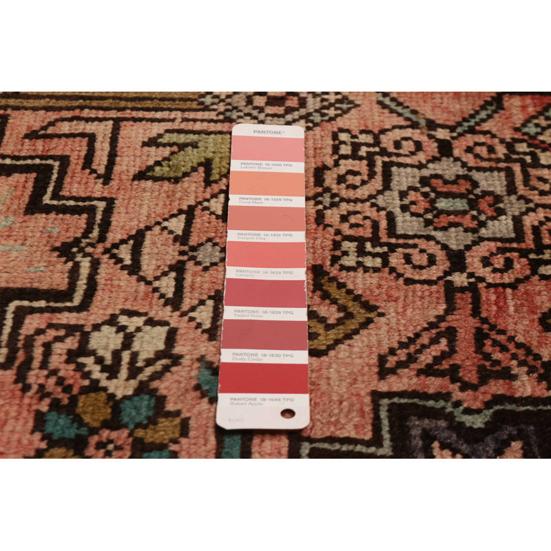 Tapis cuivre unique fait à la main 6 pi 2 po x 9 pi 1 po Antalya