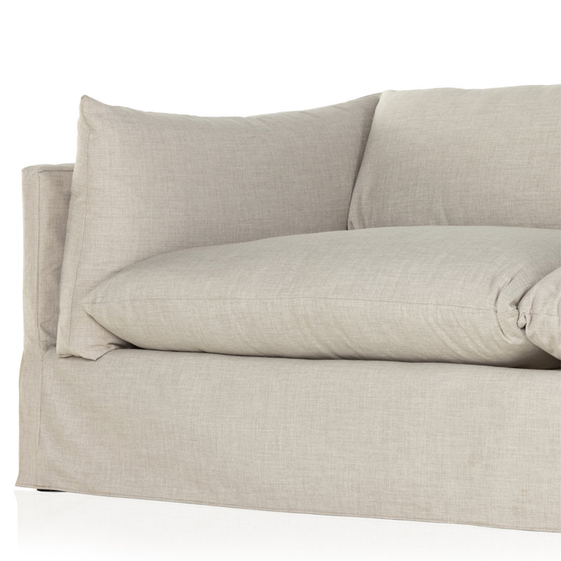 Habitat Sofa, Valley Nimbus Beige Linen, 96.5" W x 40" D x 30" H