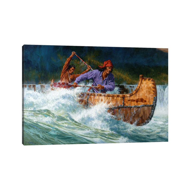 Running The Chute by Joe Velazquez - Wrapped Canvas Print, 20.32 cm H x 30.48 cm W