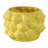Textured Stoneware Ceramic Planter With Sculpted Bulbous Design And Integrated Drainage Hole For Indoor Outdoor Display-269104231-268494358