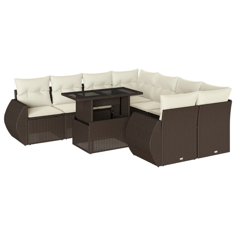 Ensemble de canapé de jardin Vidaxl