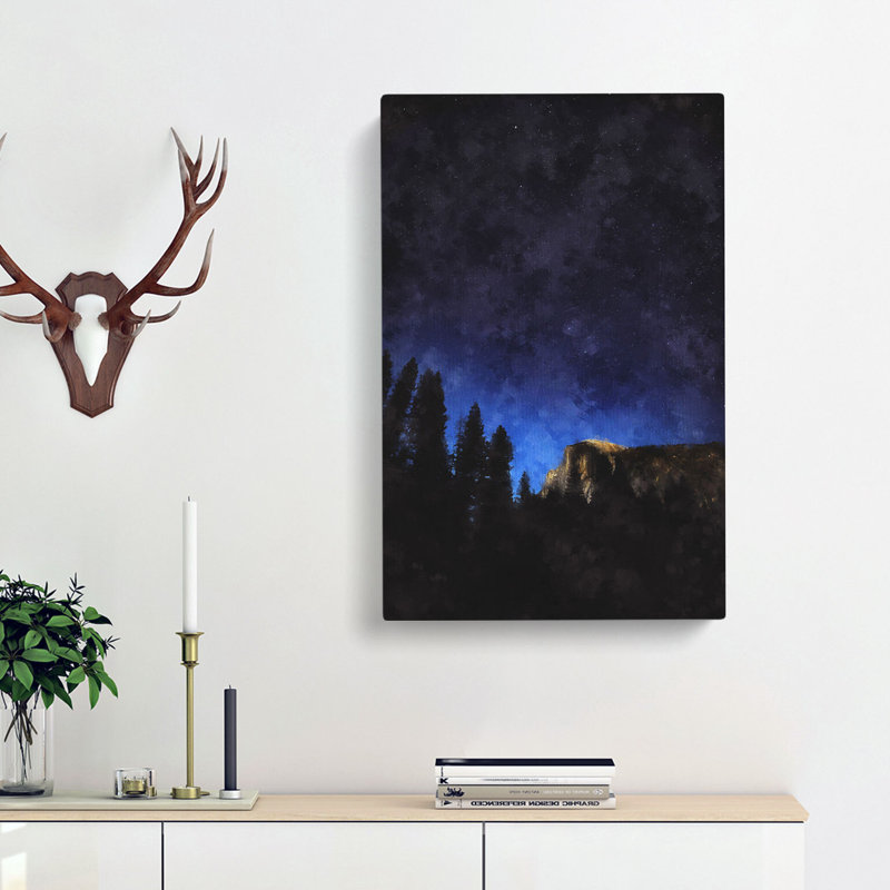 Stars Above Yosemite - Wrapped Canvas, 50cm H x 35cm W x 3cm D