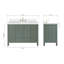 Ensemble de meuble-lavabo simple 48 po Grevera-453619726-467525025