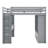 Jarlathus Full 6 Drawer Loft Bed with Bookcase and Built-in-Desk by Munora-1667147903
