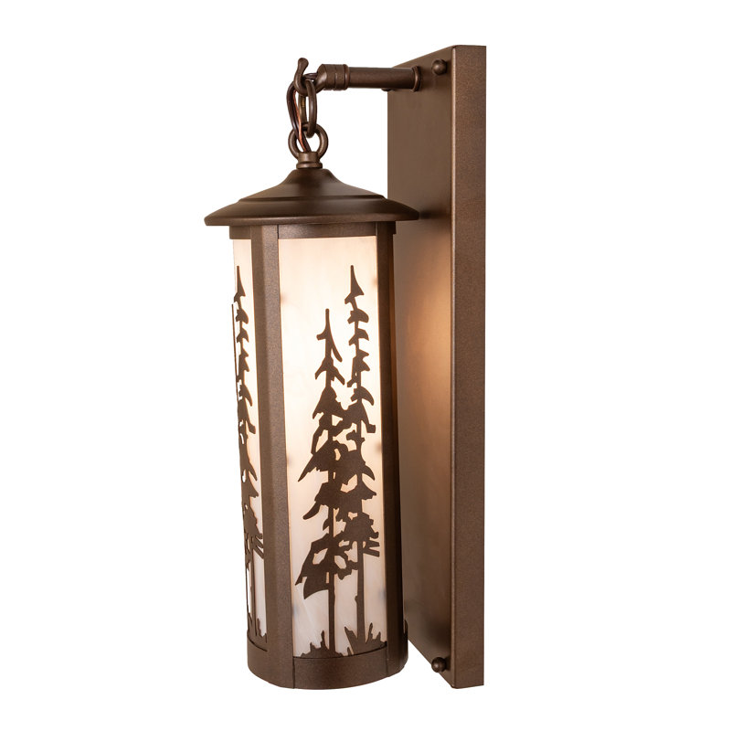 5" Wide Fulton Tall Pines Wall Sconce