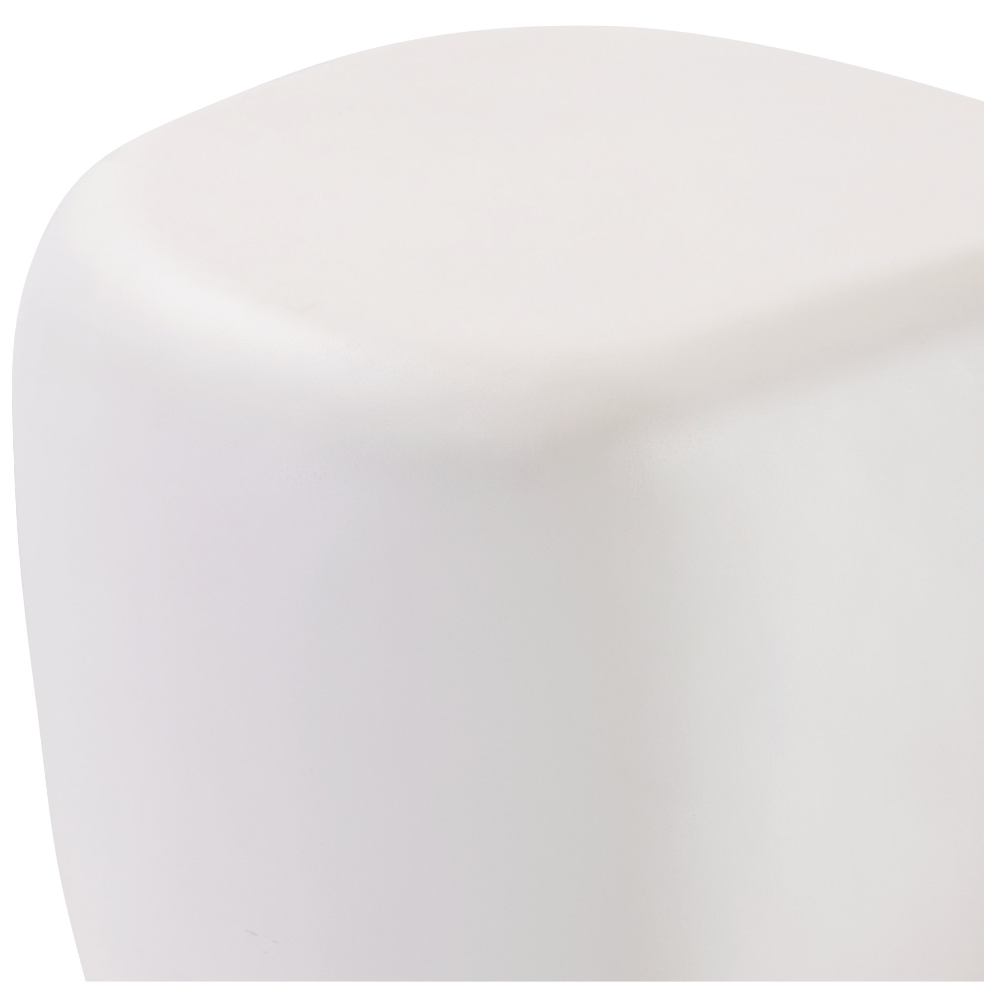 Bazaar 19'' Outdoor Side Table, White
