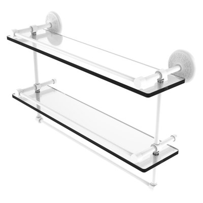 Tilney 2 Piece Tiered Shelf with Towel Bar