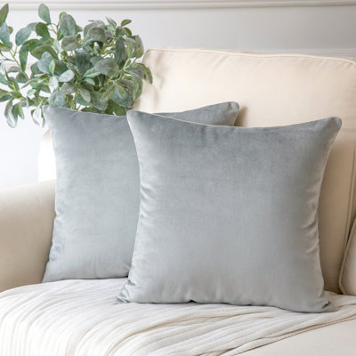Coussins décoratifs en velours, coussin décoratif uni