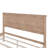 Pinewood Platform Bed with Headboard and Footboard, Mid-Century Bed Frame with Tall Legs and Under Storage, Weight Capacity 400 lbs, No Box Spring Needed, Seadrift, Full-125050653-125050650