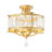 Elonso 4 - Light Crystal Flush Mount Ceiling Light-1527231591