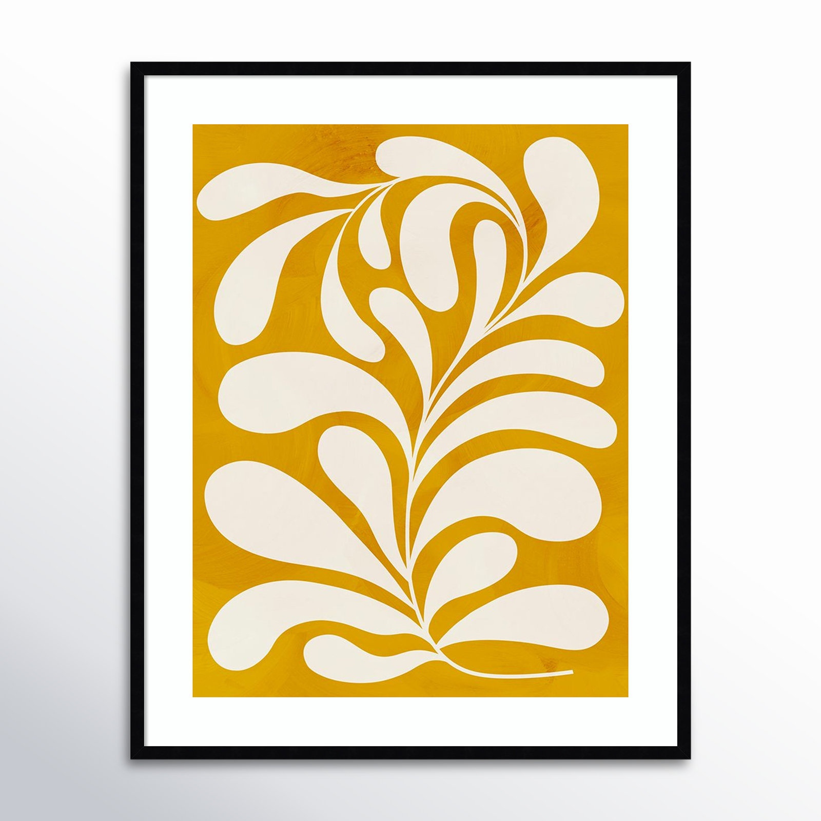 Goldenrod I by Grace Popp, Black, 41" H x 33" W x 1" D