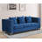 Vanida Charterhouse 86.4" Velvet Tuxedo Arm Sofa-279292222