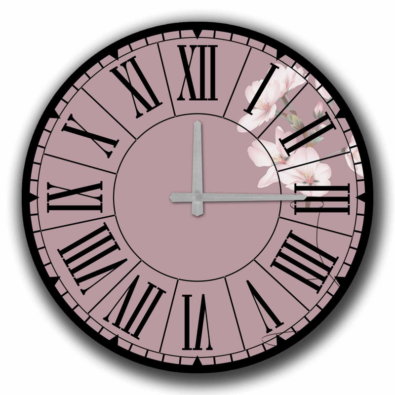 Horloge murale décorative élégante, 19,7 po de diamètre, 100% panneau de fibres à densité moyenne avec une épaisseur de 0,2 po | Nécessite 1 pile AA (non incluse) | Parfait pour la décoration intérieure, l'esthétique moderne et l'élégance intemporelle