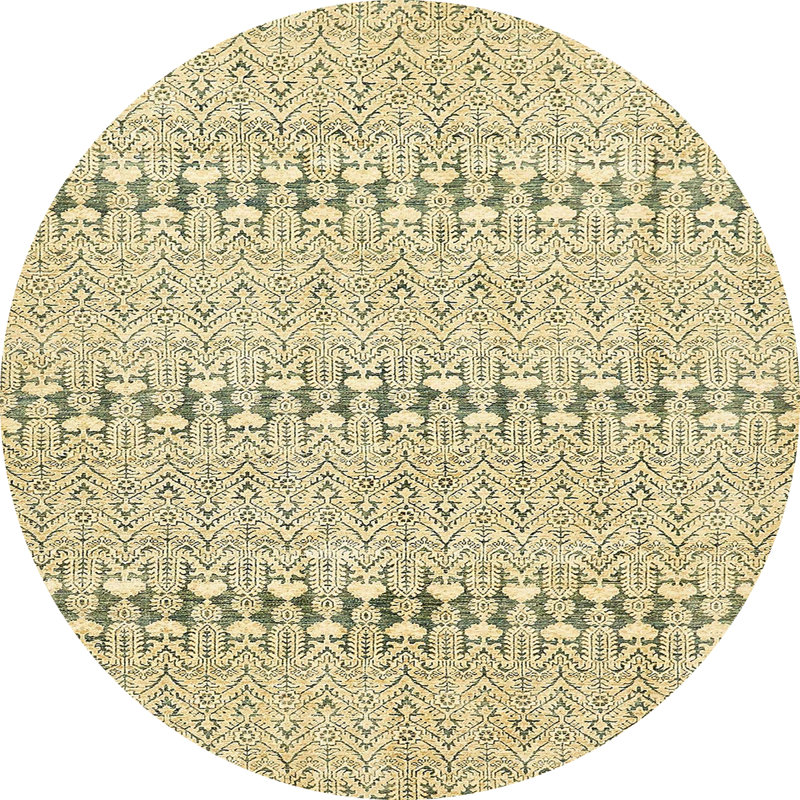 Tapis abstrait moderne 342, Rond 6 pi
