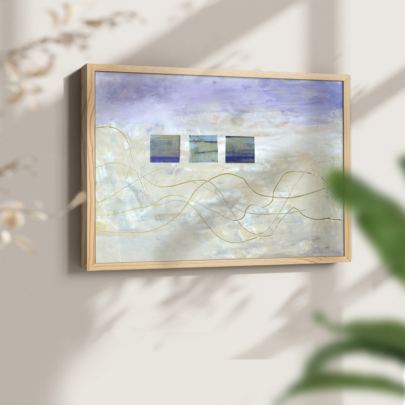 String Windows I -Framed Print - Restickable, H 8 po x l 10 po, Naturel