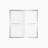 56-60"x60" Brushed Nickel Double Sliding Tub Shower Door 6mm Tempered Glass Stainless Steel Handle