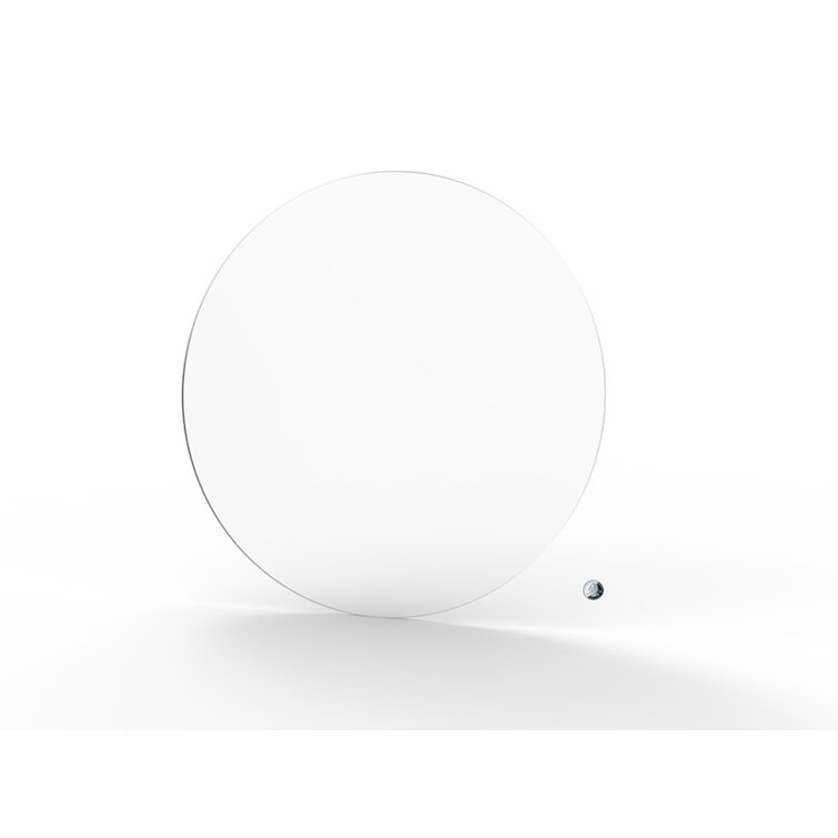 FixtureDisplays Disque circulaire rond en plexiglas 22 po, plexiglas  transparent de 22 po d'épaisseur - Wayfair Canada