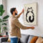 Cat in Repose Japandi - Wrapped Canvas-1217477800-1217477806