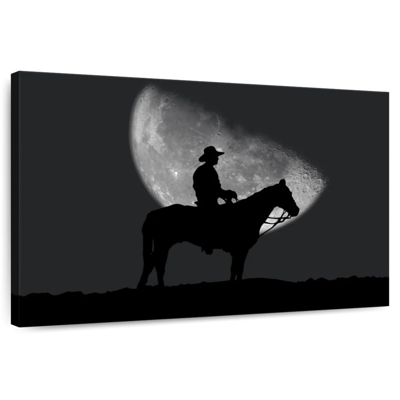 Lelar Midnight Cowboy, 32" H x 48" W