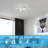 Visconti 5-Light Acrylic LED Semi Flush Mount