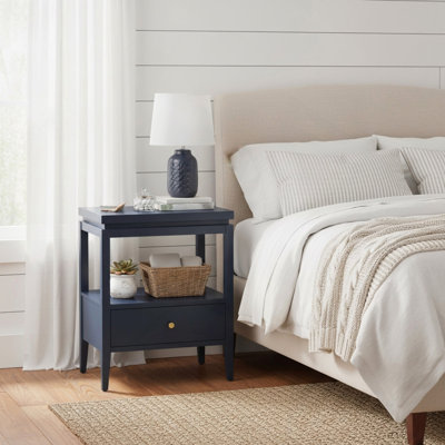 Table de chevet 1 tiroir Olana Midnight